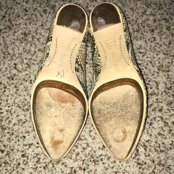 Python leather heels - Picture 6 of 7